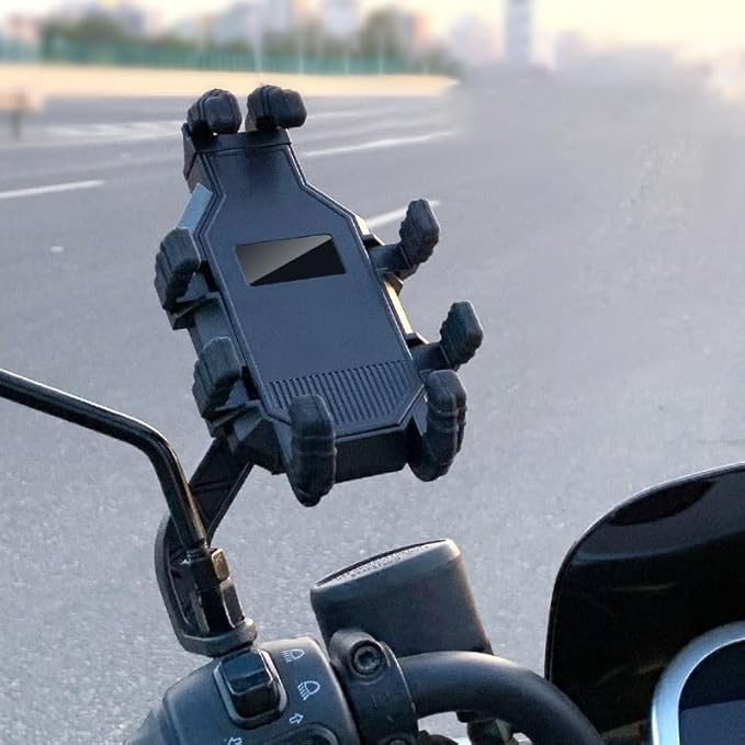 Support universel pour smartphone pour guidon de moto, vélo ou trottinette