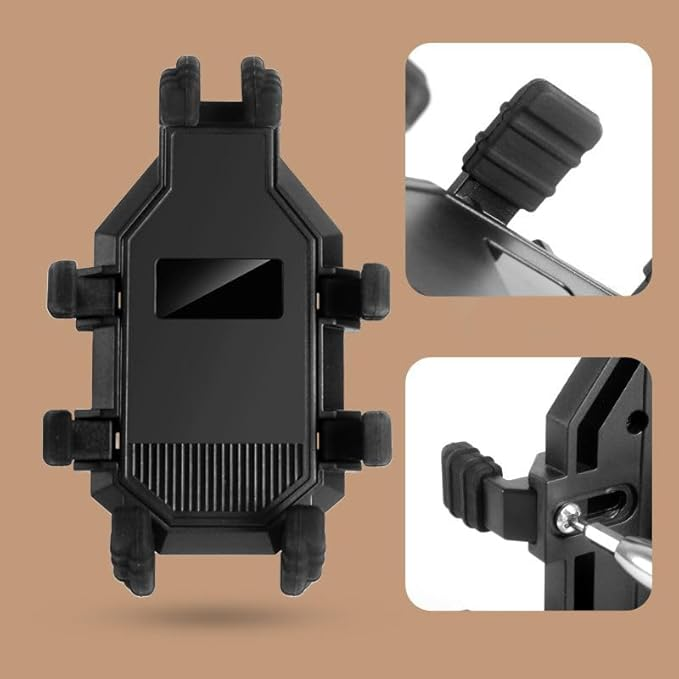 Support universel pour smartphone pour guidon de moto, vélo ou trottinette
