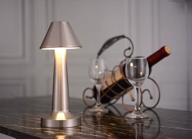 LED lampe de Table rétro Bar Table basse lampe Rechargeable capteur tactile sans fil veilleuse Restaurant salon décor lumière