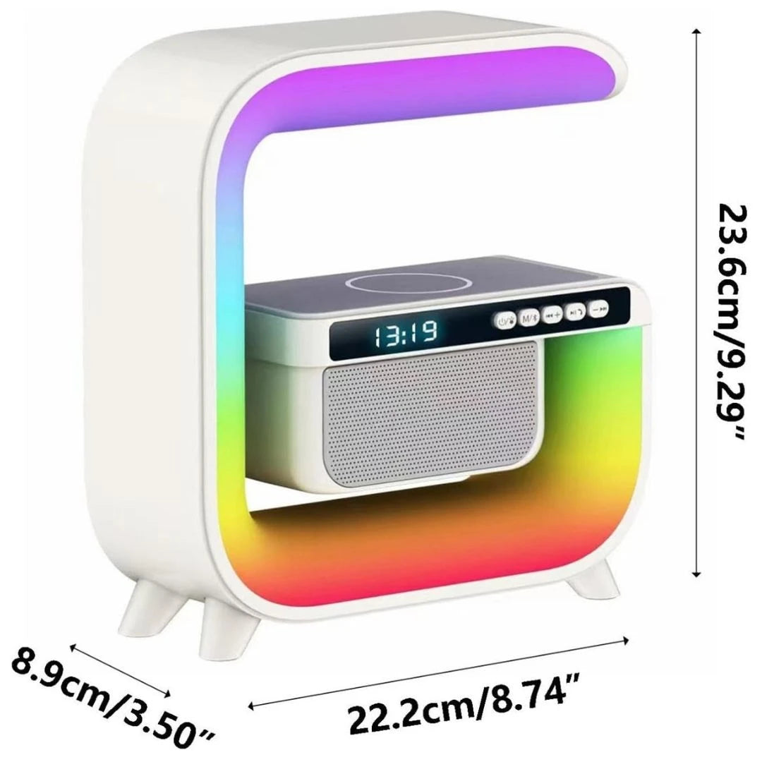 Haut‑parleur avec LED Bluetooth et chargeur sans fil G3 – XM-G3