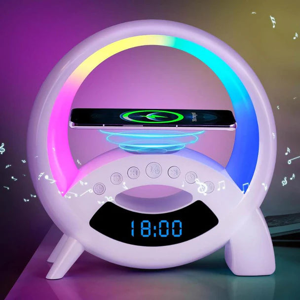 Enceinte Bluetooth Q18 avec chargeur sans fil Qi intégré