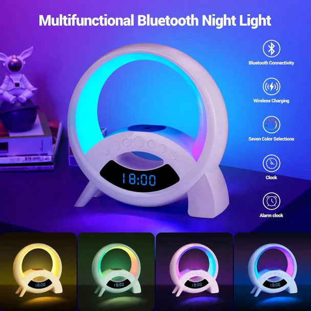 Enceinte Bluetooth Q18 avec chargeur sans fil Qi intégré