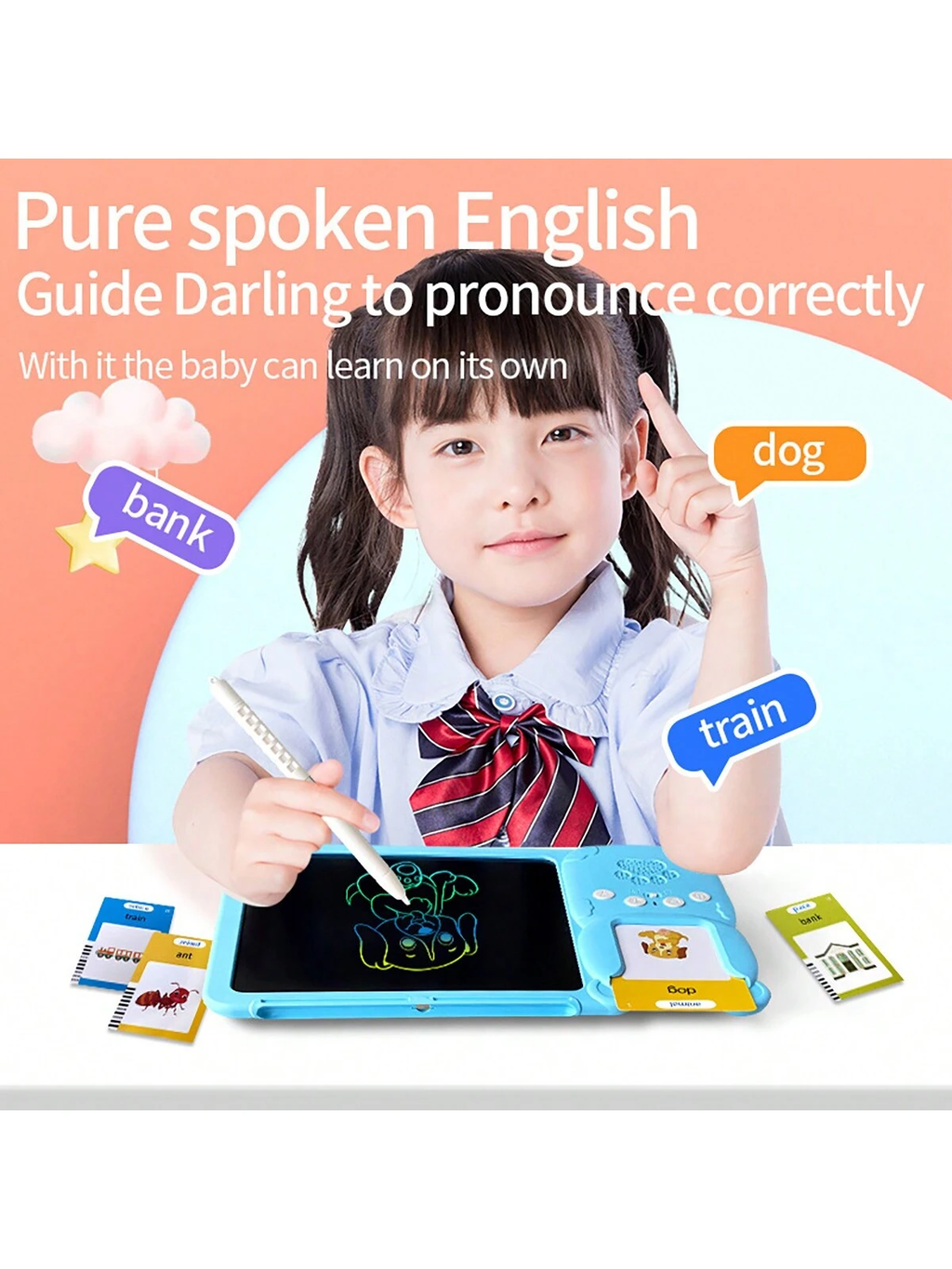 Tablette d’apprentissage Pour Enfants 1-7 ans