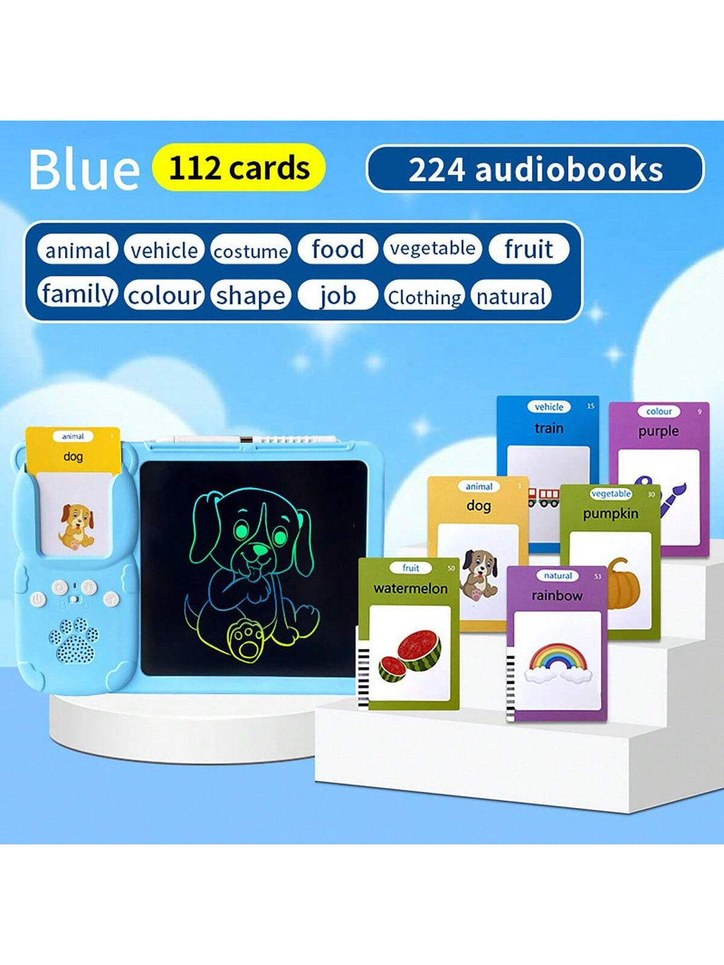 Tablette d’apprentissage Pour Enfants 1-7 ans