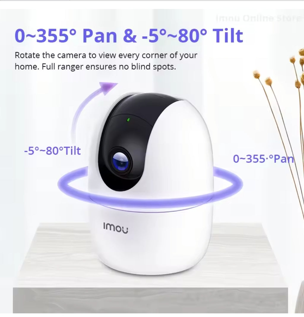 Caméra IP intérieure  par IA – Imou Ranger2 (2MP / 3MP) 2K