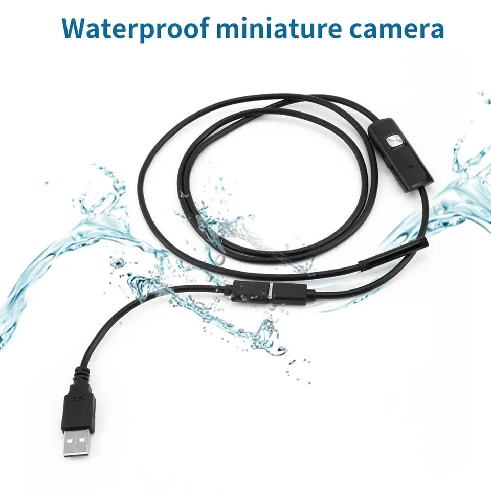 Caméra Endoscopique Android 3 en 1 de 7mm pour Inspection – Longueur 3.5 m