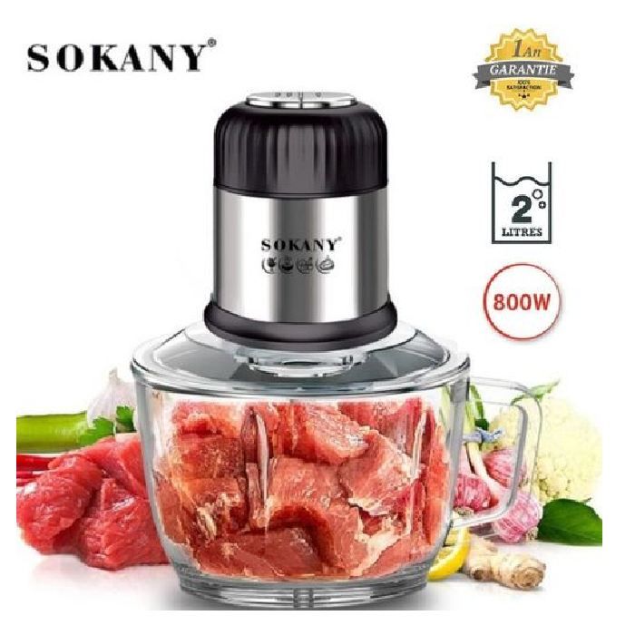 Hachoir électrique – Sokany SK-7025 - 2L - 800W - 4 Lames