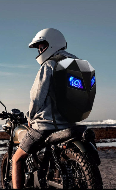 Smart Sac à dos LED Loy Branded Colored Hard Shell 3D DIY Eyes