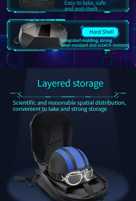 Smart Sac à dos LED Loy Branded Colored Hard Shell 3D DIY Eyes