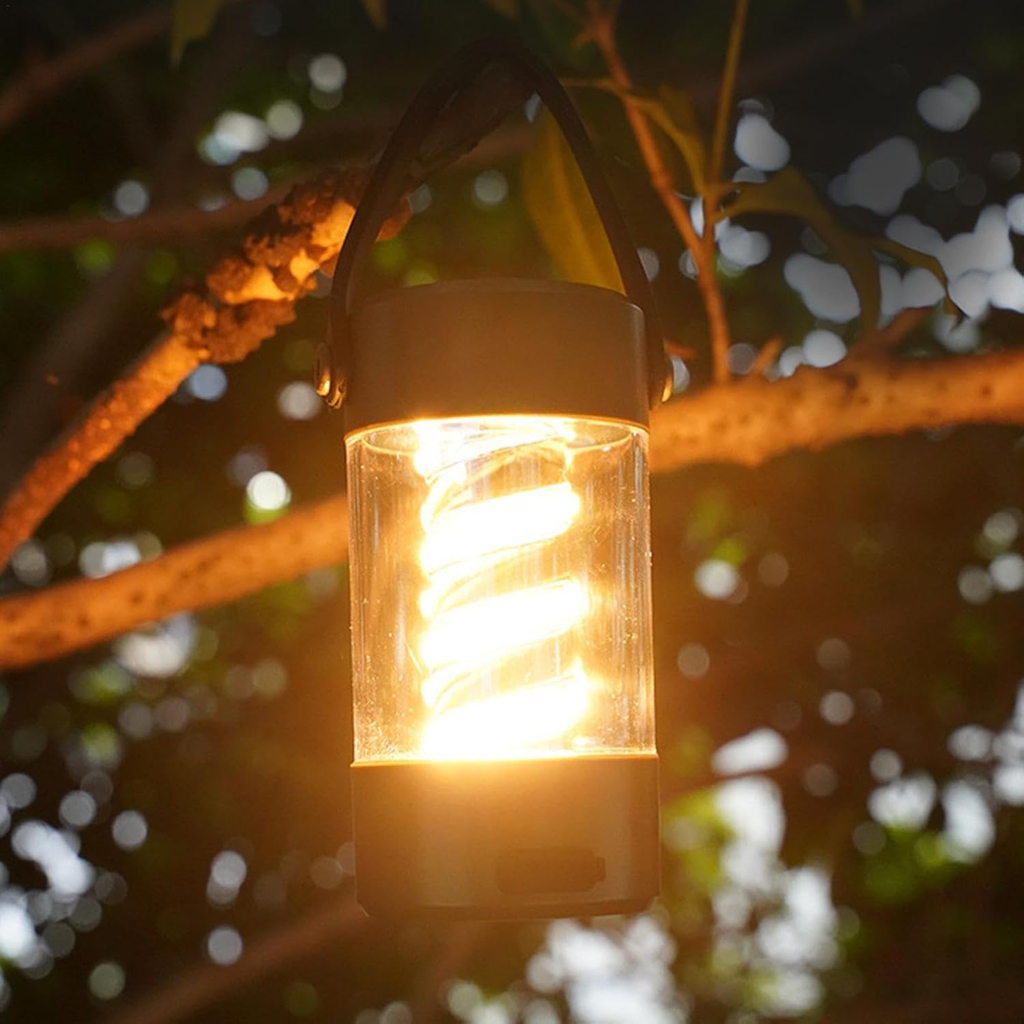 Lampe de Camping Stéréo Bluetooth avec Haut-Parleurs Sans Fil