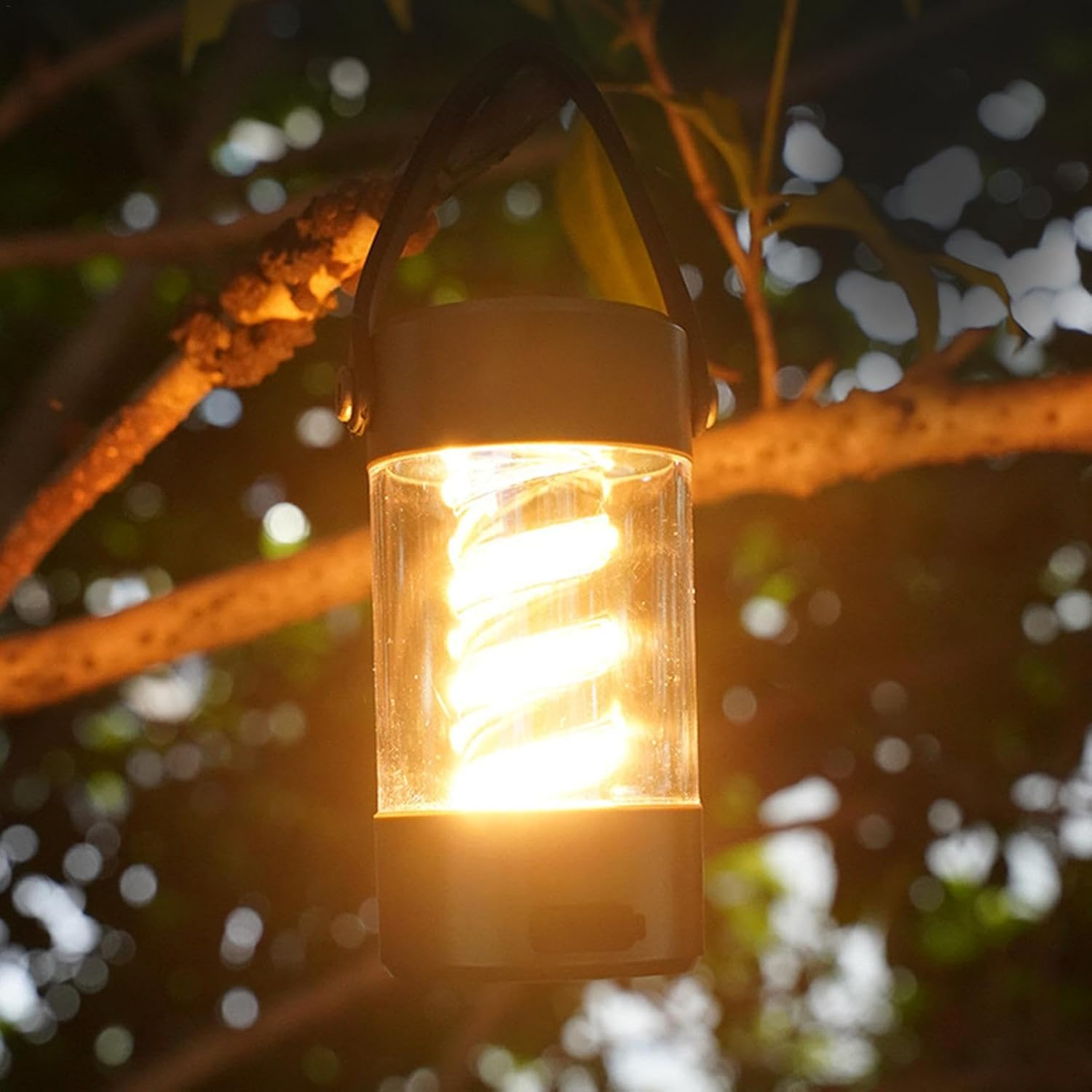 Lampe de Camping Stéréo Bluetooth avec Haut-Parleurs Sans Fil