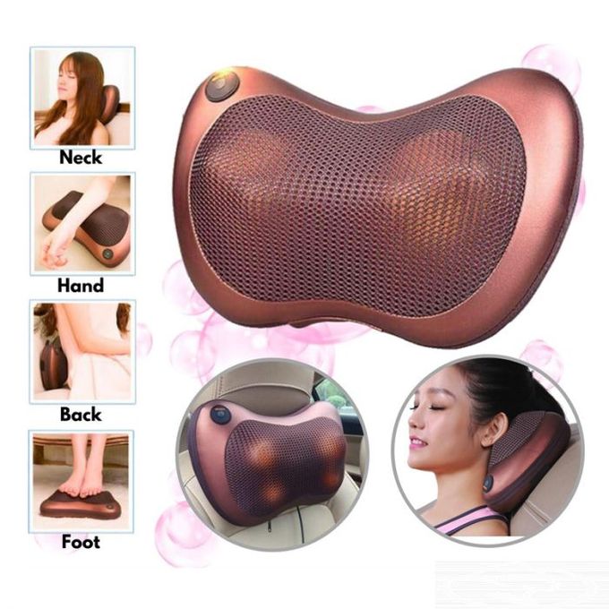Coussin de Massage Shiatsu Chauffant –  Cou, Dos et Épaules