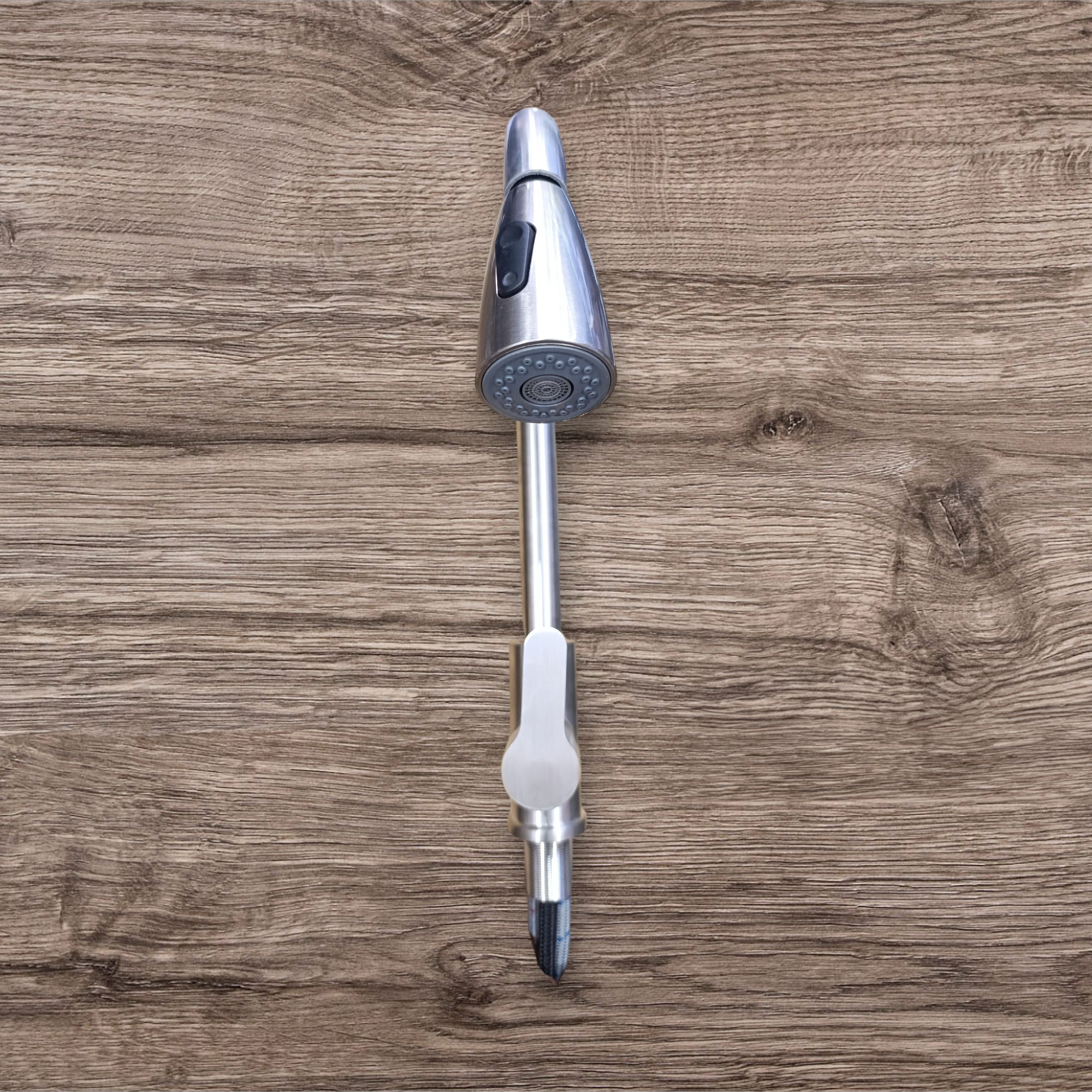 Robinet de Cuisine Inox 304 – Pivotant 360° avec Douchette Rétractable et Économie d’Eau