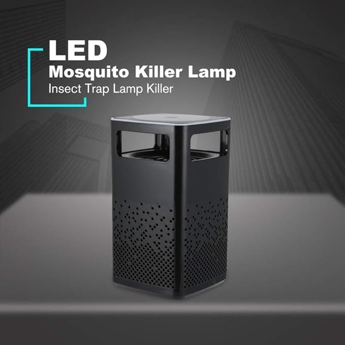Electronic Square LED Mosquito Killer – Piège intelligent pour moustiques et insectes, silencieux et sûr pour la maison