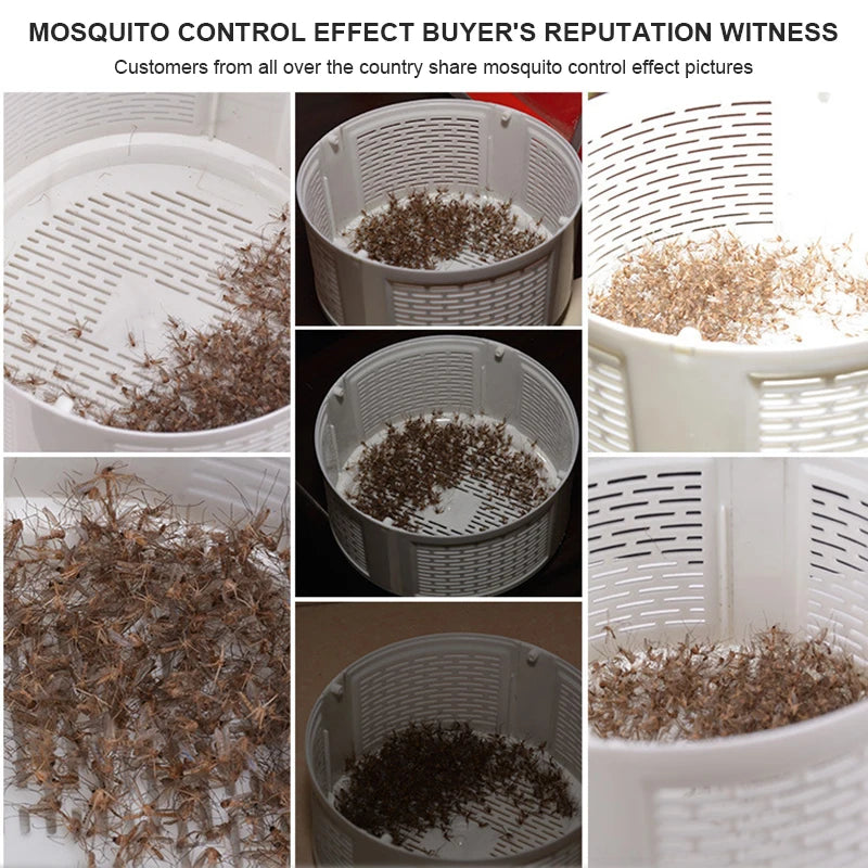 Electronic Square LED Mosquito Killer – Piège intelligent pour moustiques et insectes, silencieux et sûr pour la maison