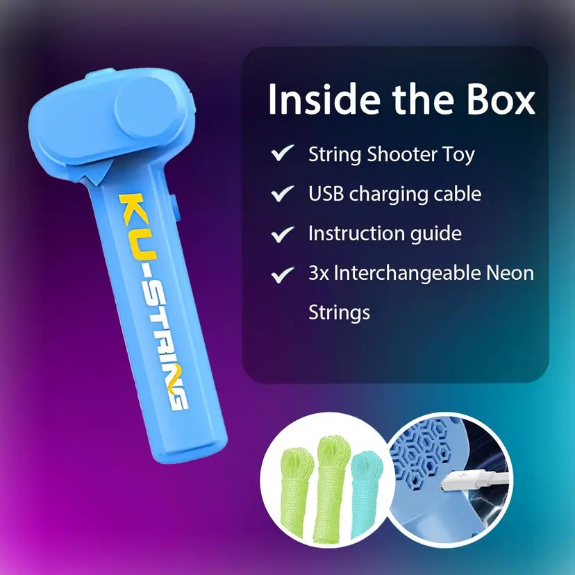 Jeu de Corde Lumineuse – Rope Launcher Glow-in-the-Dark USB-C