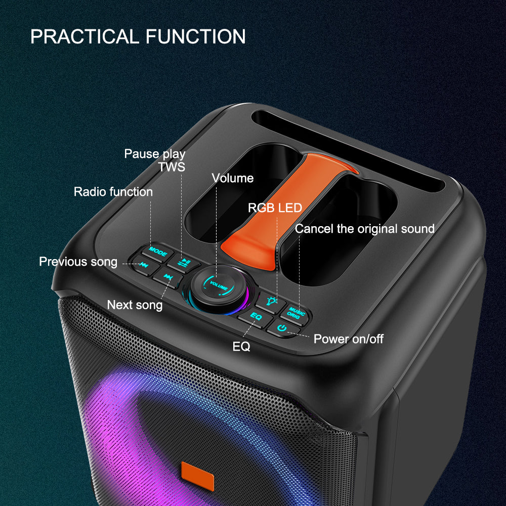 Speaker ZQS 40W Avec Micro sans fil