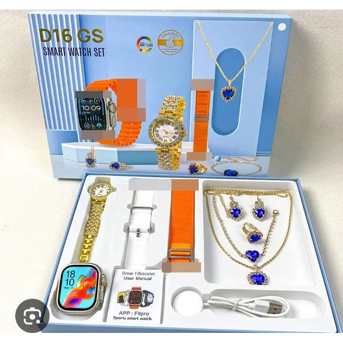 D16 GS Smart Watch Set – Élégance et Technologie