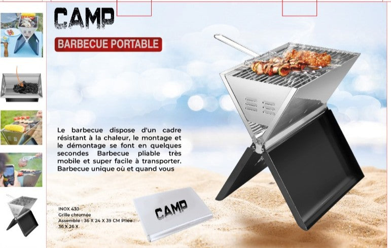 Barbecue pliable Inox