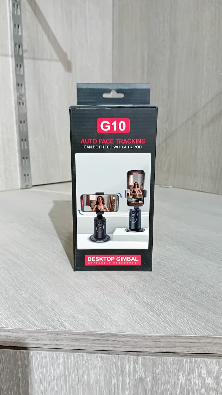Support Caméra Intelligent Rotatif à 360°-Trépied Suivi Automatique du Visage