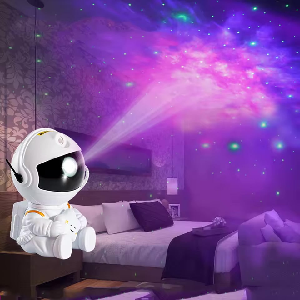 Projecteur Spaceman – Lampe Galaxie avec Étoiles et Télécommande