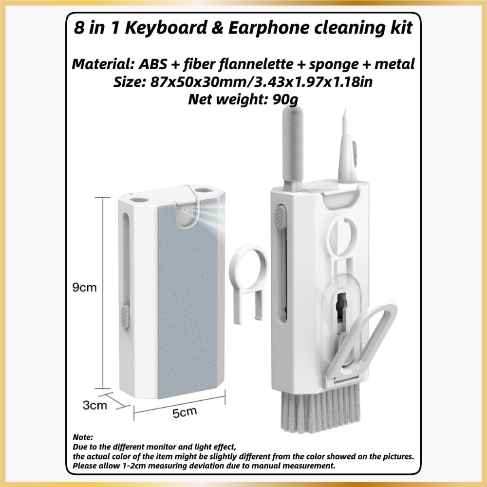 Kit Nettoyage multifonction – 8 en 1- Gadget Pratique & Pro