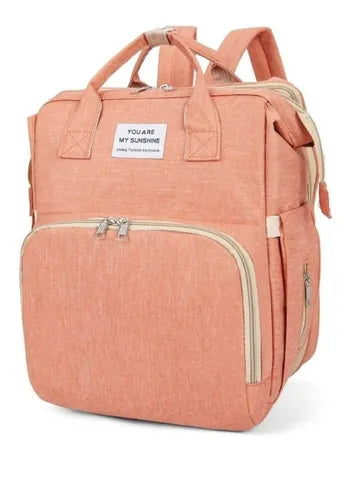 Sac à Dos Maternel 3 en 1 – Sac à Langer, Lit Bébé Portable et Matelas à Langer