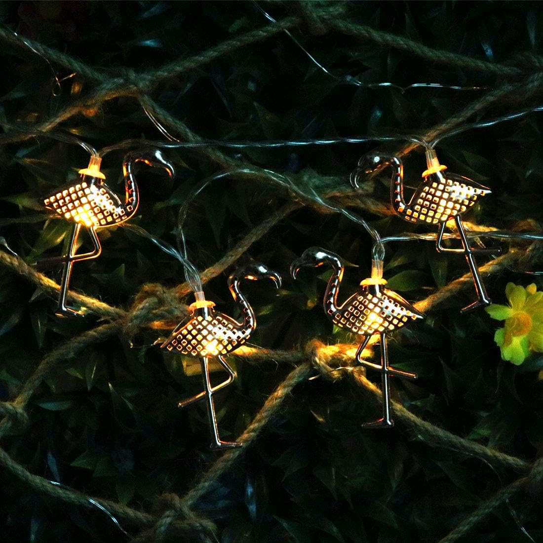 Guirlande Lumineuse LED Flamant Rose – 2M, Déco Romantique et Festive