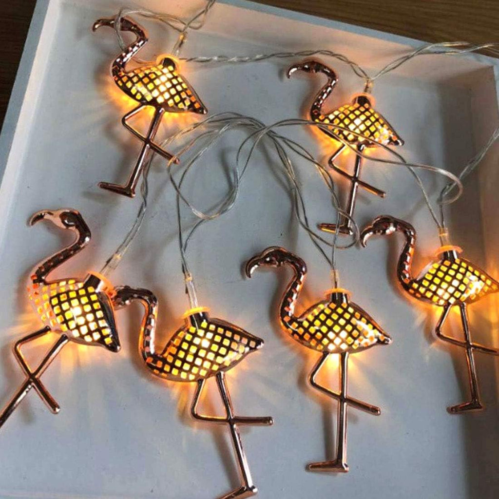 Guirlande Lumineuse LED Flamant Rose – 2M, Déco Romantique et Festive