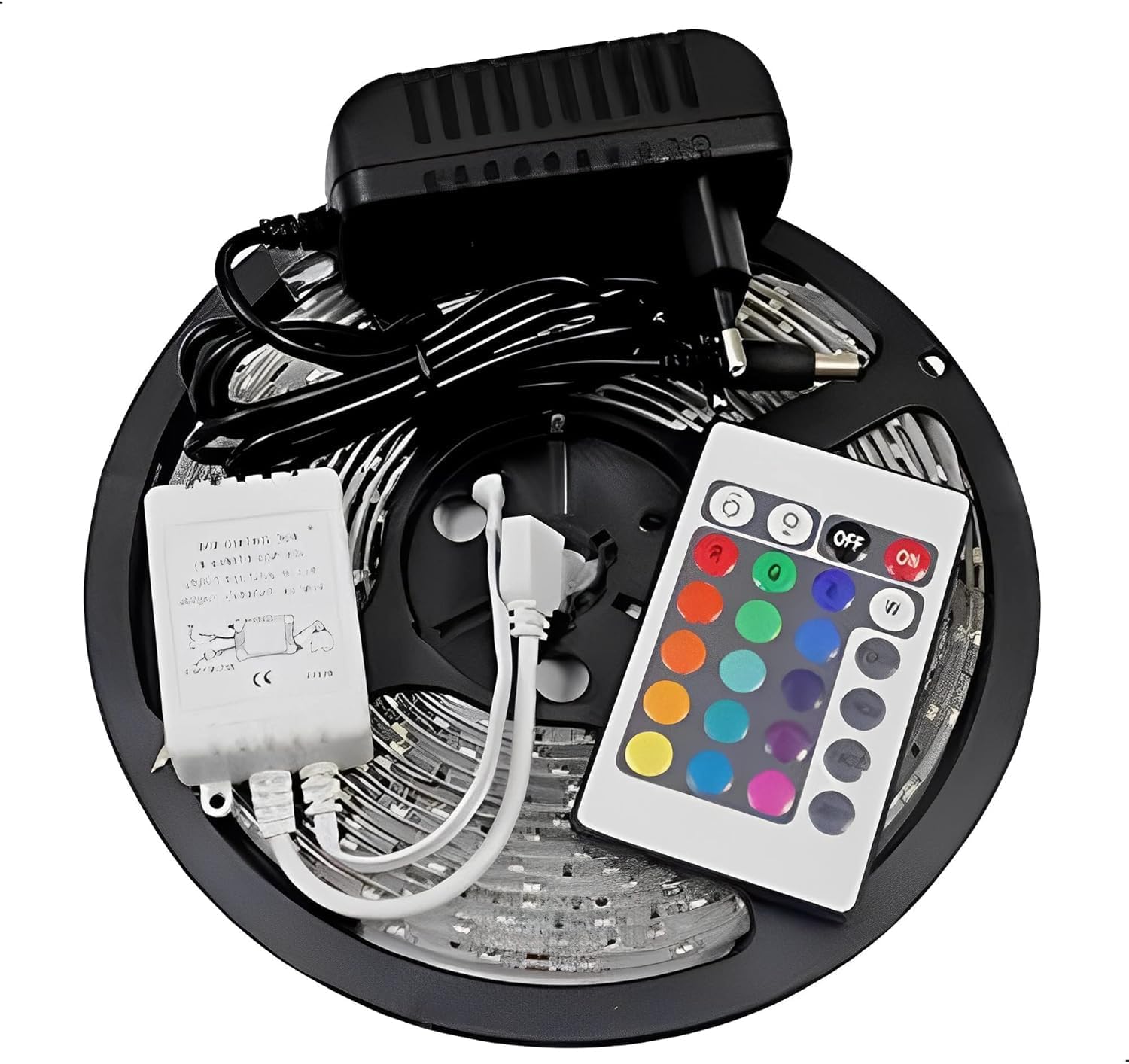 Ruban LED USB 5050 RGB 5V – 5m – Multicolore – Éclairage Ambiant pour TV, Moniteur et Décoration