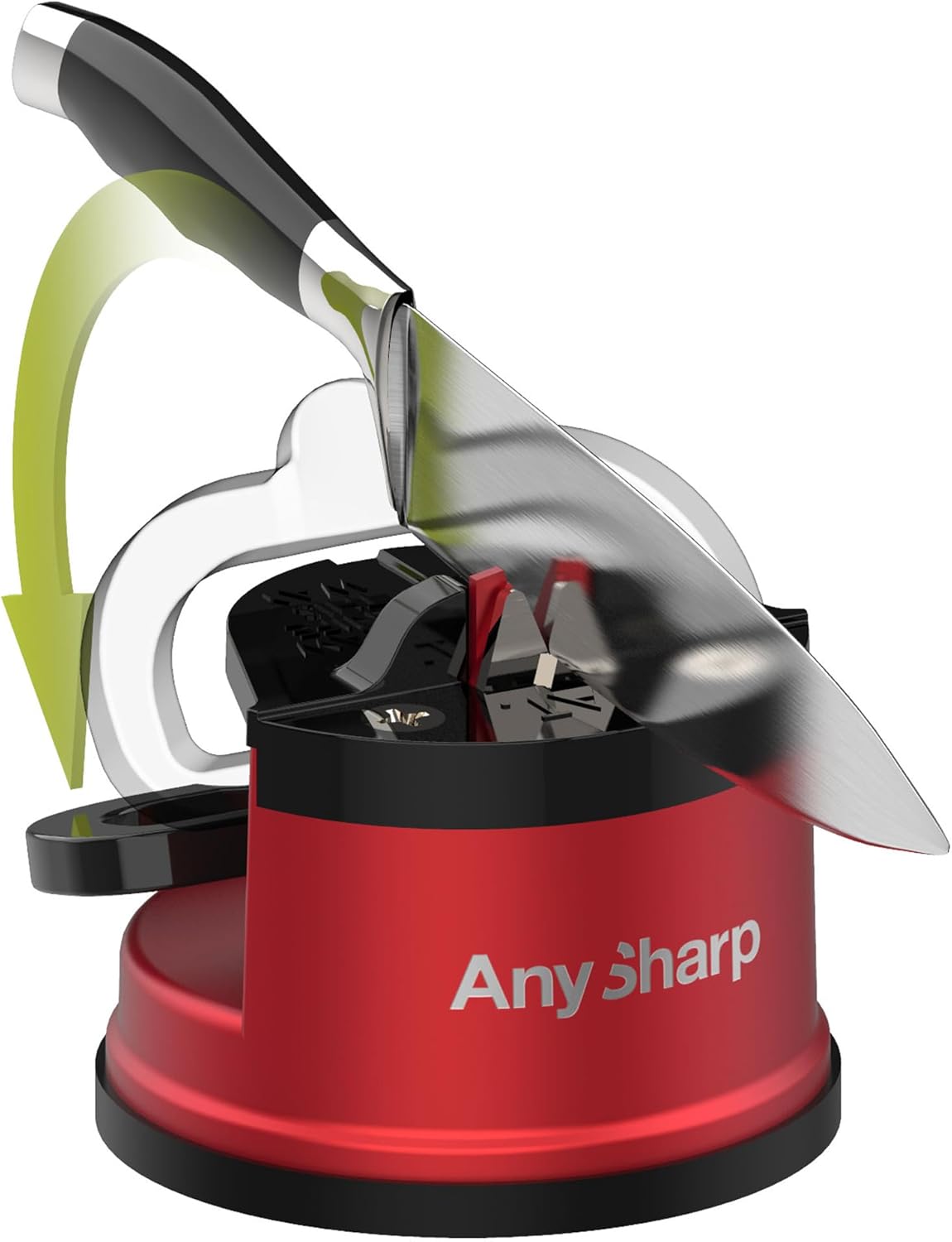Aiguiseur de Couteaux avec Ventouse PowerGrip