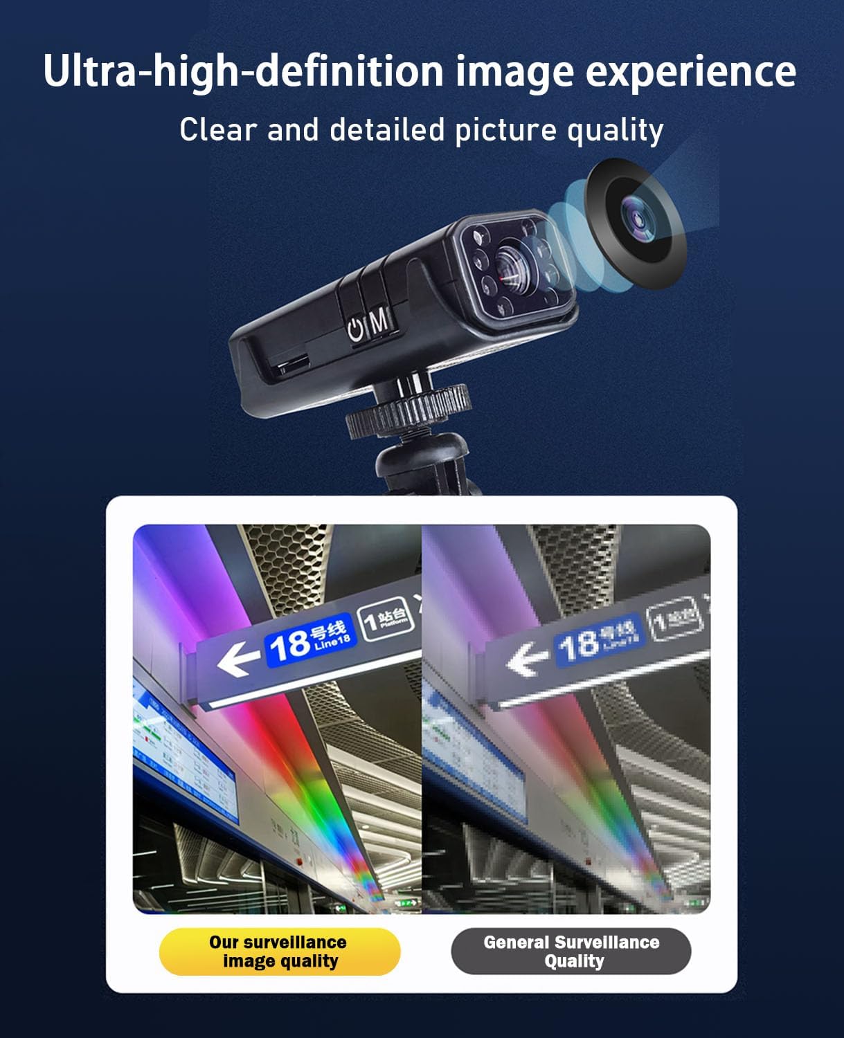 Caméra YELEOKE A10de surveillance Wi‑Fi intérieure/extérieure sans fil
