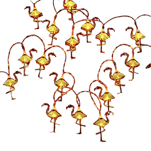 Guirlande Lumineuse LED Flamant Rose – 2M, Déco Romantique et Festive