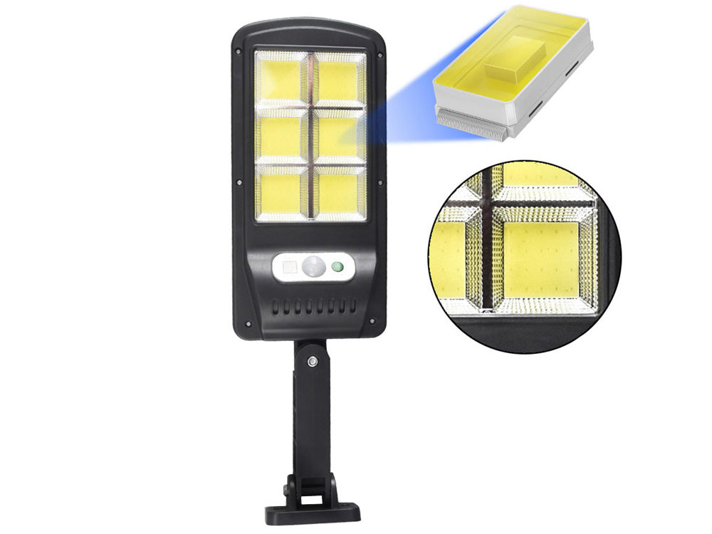 Lampe solaire extérieure avec panneau solaire intégré et 120 LEDs COB