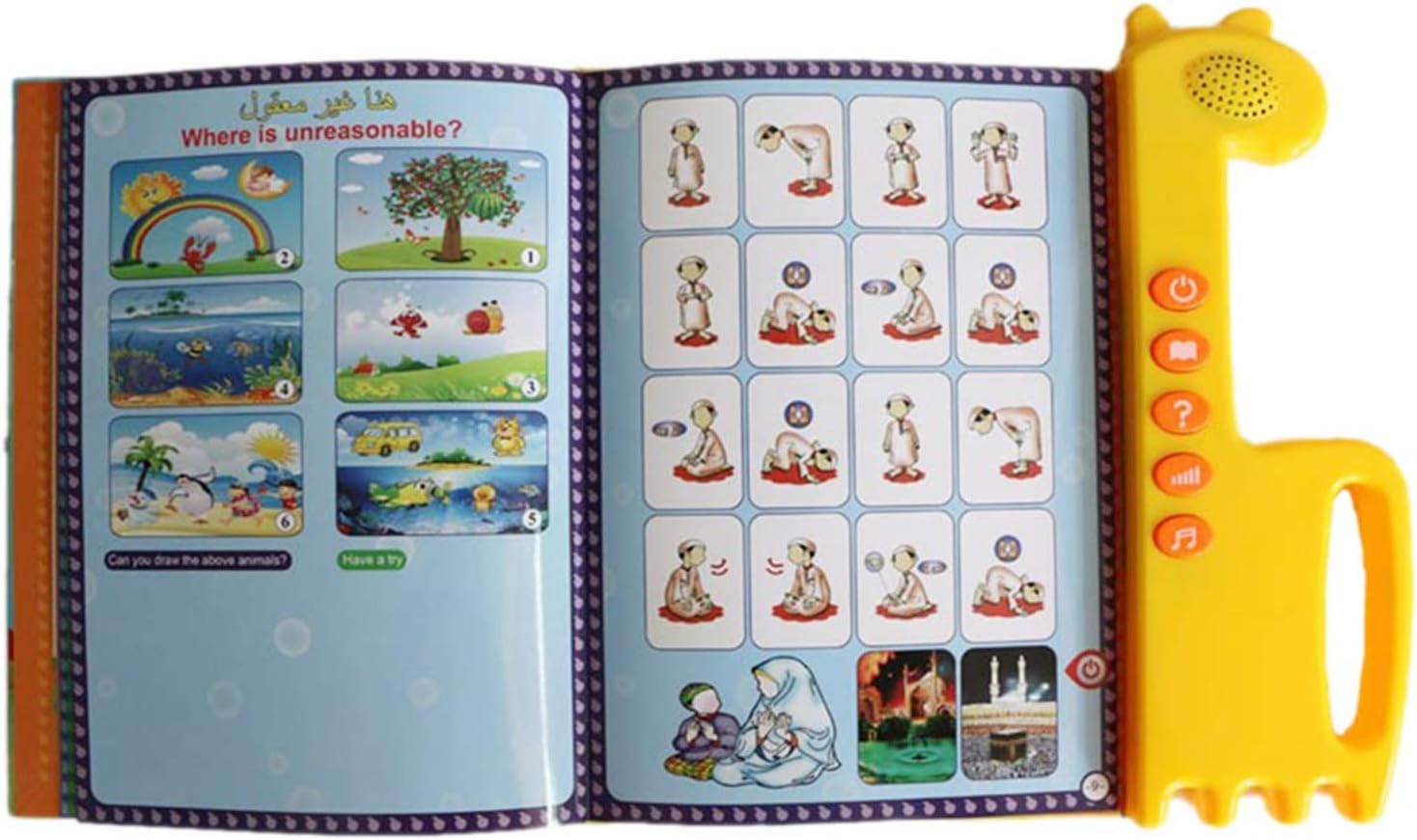 Livre électronique interactif bilingue (anglais / arabe) pour enfants