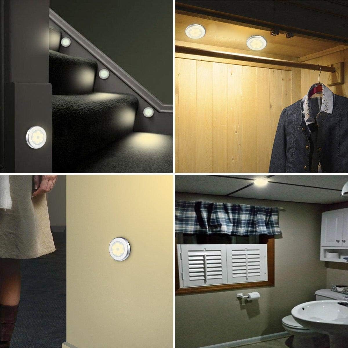 Smart Wireless Remote Control LED COB Night Lights