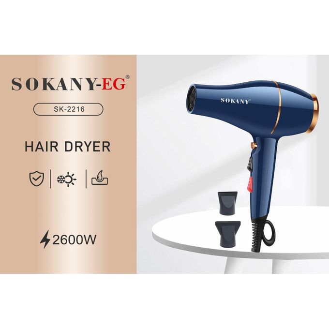 Sèche Cheveux Professionnelle 2600 W Bleu