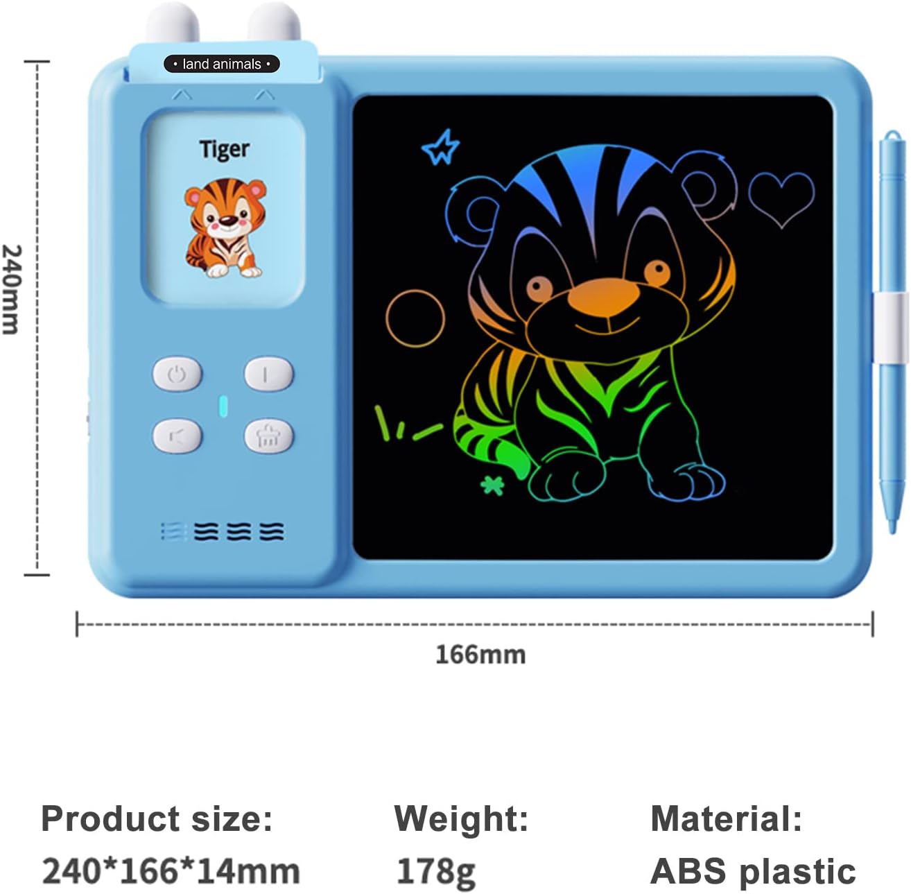 Tablette d’apprentissage Pour Enfants 1-7 ans
