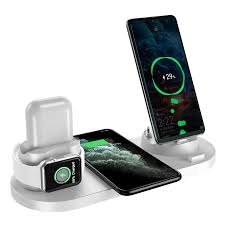 Station de charge magnétique sans fil 6‑en‑1